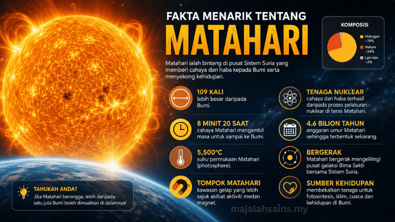 15 Fakta Menarik Tentang Matahari Yang Ramai Tidak Tahu