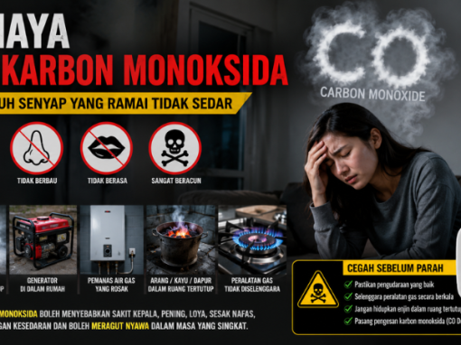 Bahaya Gas Karbon Monoksida: Pembunuh Senyap Yang Ramai Tidak Sedar Bahaya Gas Karbon Monoksida: Pembunuh Senyap Yang Ramai Tidak Sedar